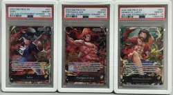 2024 One Piece 2nd Anniversary Winner Sabo Portgas Luffy #001 #002 #003 PSA 10 - Image 1