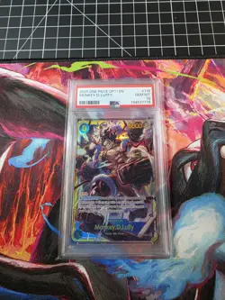 2025 ONE PIECE A FIST OF DIVINE SPEED (JP) #OP11-118 MONKEY.D.LUFFY PSA 10 - Image 1