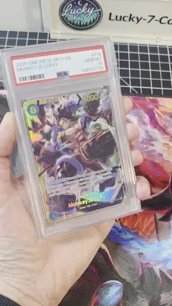 2025 ONE PIECE A FIST OF DIVINE SPEED (JP) #OP11-118 MONKEY.D.LUFFY PSA 10 - Image 2