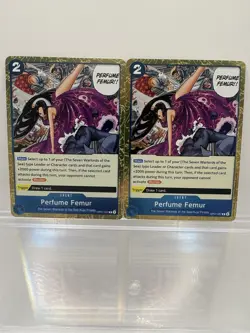 One Piece TCG Perfume Femur Event OP07-057 500 Years In The Future NM X2 - Image 1