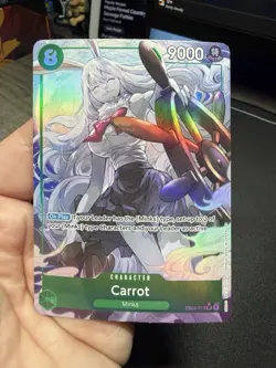 Carrot Alternate Art Foil EB04-013 The Azure Sea's Seven One Piece - Image 2