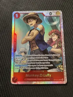 One Piece THE AZURE SEA'S SEVEN - MONKEY.D.LUFFY SR #OP14-013 ENGLISH CCG - Image 1