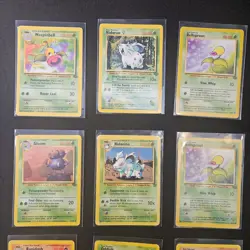 Pokemon Vintage Card Lot Jungle Team Rocket Neo Destiny w/ Flareon LP MP (20) - Image 1