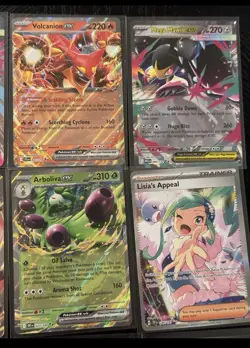 2024/2025 Mixed Set Pokemon 18 Card Lot! Full Arts, EX & Holos! - Image 4