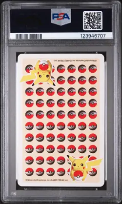 1998 POKEMON STADIUM YELLOW VERSION PLAYING CARDS KING OF CLUBS GOLEM PSA 9 - Image 2
