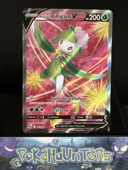 Pokemon Card Hisuian Lilligant V 162/189 Astral Radiance Full Art Holo Rare NM - Image 1
