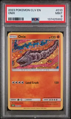 2023 POKEMON CLV-TRADING CARD GAME CLASSIC VENUSAUR & LUGIA EX DECK ONIX PSA 9 - Image 1