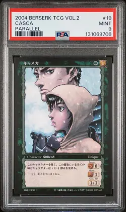 2004 BERSERK TRADING CARD GAME VOL.2 PARALLEL #19 CASCA PSA 9 - Image 1