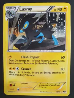 Luxray 46/99 Holo - Next Destinies Set - Pokemon Card - Excellent Condition - Image 1