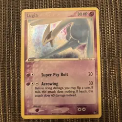 Pokemon Lugia POP Series 5 Promo Holo Rare 2/17 Card 2007 - Image 1