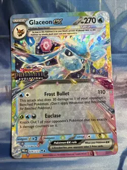 Glaceon ex - (Prismatic Evolutions Stamp) 026/131 Cards & Products Holo - Image 1