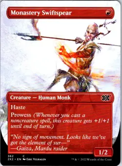 Magic | 2X2 | Monastery Swiftspear (Borderless) | 362 | Normal | NM - Image 1