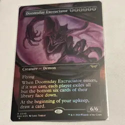 Doomsday Excruciator (Borderless) Duskmourn: House of Horror Foil - Image 1