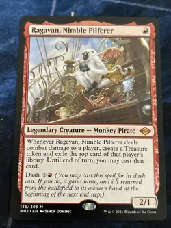 Ragavan, Nimble Pilferer Modern Horizons 2 Regular NM-M Unplayed 138/303 - Image 1