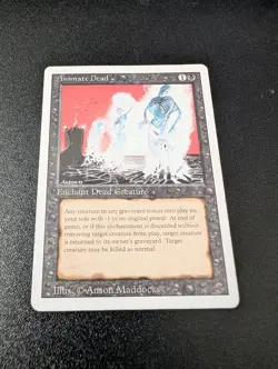 MTG Magic the Gathering Animate Dead (93/306) Revised Edition LP - Image 1