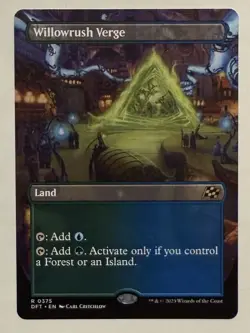 Willowrush Verge Borderless - Aetherdrift MTG Magic the Gathering - Image 1