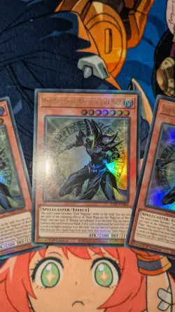 YuGiOh! | 3x Dark Magician the Magician of Black Magic INFO-EN006 Ultra Rares NM - Image 2