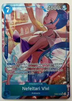 One piece TCG EB04-025 Nefeltari Vivi Alternate Art - OP14 The Azure Sea’s Seven - Image 1