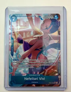 One piece TCG EB04-025 Nefeltari Vivi Alternate Art - OP14 The Azure Sea’s Seven - Image 3