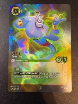 Disney Lorcana Fabled - Genie of the Lamp - Enchanted #229/204 EN 9 - Image 1