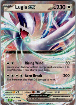 Lugia EX 017/034 Holo Promo Ultra Rare Classic Collection Pokemon TCG NM Card - Image 1