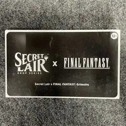 MTG: Secret Lair x FINAL FANTASY: Grimoire, Non-Foil Edition, Sleeve has Wear 195166291130 - Image 1