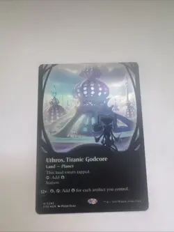Uthros, Titanic Godcore (Borderless) Edge of Eternities Foil - Image 1