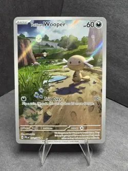 Pokemon TCG Paldean Wooper 102/094 Illustration Rare Phantasmal Flames PFLen - Image 1