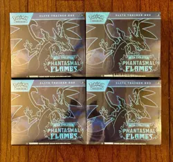 Pokemon TCG Lot of (4) Phantasmal Flames Elite Trainer Box ETB NEW/Sealed - Image 1