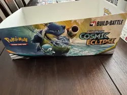 Empty Pokemon TCG Cosmic Eclipse Build and Battle Display Case & Boxes - Image 2