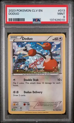 2023 POKEMON CLV-TRADING CARD GAME CLASSIC VENUSAUR & LUGIA EX DECK DODUO PSA 9 - Image 1