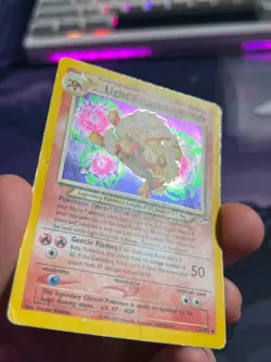 Light Arcanine 12/105 Pokemon TCG Neo Destiny Holo Rare Heavy Play / DMG - Image 2
