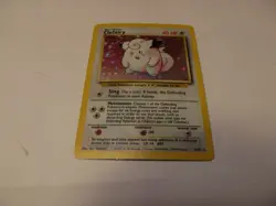 Pokemon TCG Clefairy Base Set Holo Unlimited Rare Card 5/102 - Image 2