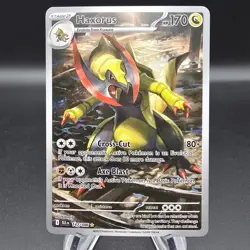 2025 Pokemon SV Black Bolt BLK EN Haxorus Illustration Rare #147/086 - Image 1