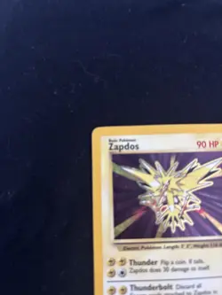 Pokemon TCG Zapdos Holo Rare 16/102 Base Set Unlimited Vintage 1999 WOTC - Image 5