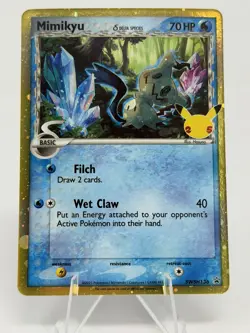 Mimikyu SWSH136 Celebrations 25th Promo Pokemon Delta Species - Image 1