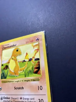 Charmander 046/102 Base Set (Shadowless) Regular Unlimited Pokemon WOTC NM - Image 2