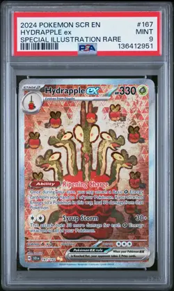 2024 POKEMON SCR EN-STELLAR CROWN SPECIAL ILLUSTRATION RARE HYDRAPPLE EX PSA 9 - Image 1