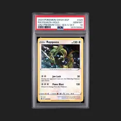 2024 POKEMON SWSH BLACK STAR PROMO #029 RAYQUAZA-HOLO PSA 10 - Image 1