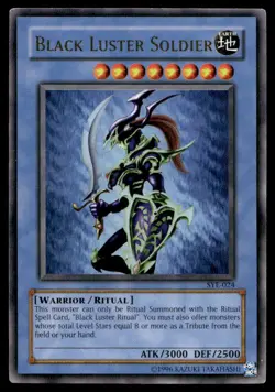 Yu-Gi-Oh TCG Starter Deck: Yugi Evolution #SYE-024 Black Luster Soldier UR - Image 1