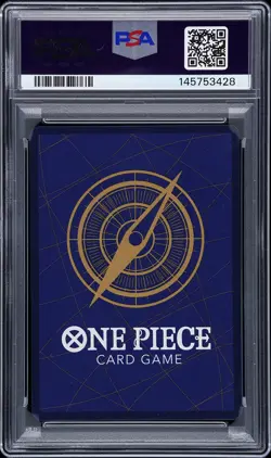 2025 ONE PIECE JPN A FIST OF DIVINE SPEED 3RD ANNIV GOLD MONKEY D. LUFFY PSA 10 - Image 2