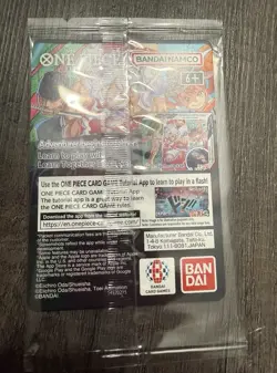 One Piece Monkey.D.Luffy College Basketball US Voyage Promo Card New Sealed - Image 3