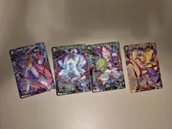 Majin Buu, the Shadow Warrior EX16-07 EX Foil Dragon Ball Super Card 4 Card Lot - Image 1