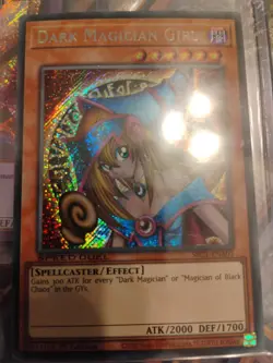 Yu-Gi-Oh! TCG Dark Magician Girl Sbc1-ena05 Secret Rare Card - Image 1