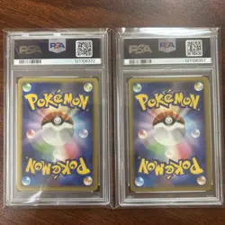 PSA 10 Pikachu 004/P And Psa 10 Larvitar 005/P e Series ANA Promo Pokemon Card - Image 2