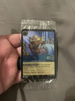Prince John - Gold Lover 1 Disney Lorcana Promo Cards Cold Foil - Sealed - Image 1