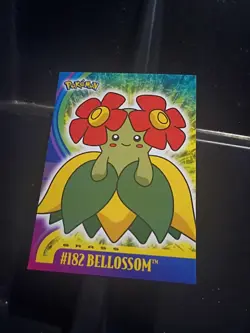 Pokemon Card - Bellossom #182 - Johto Series - Topps Non Foil - Image 1