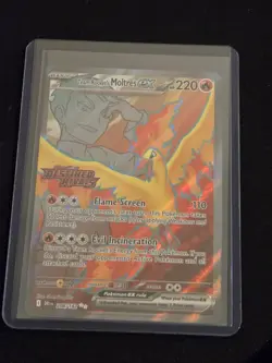 Team Rocket's Moltres ex - (Destined Rivals Stamp) 208/182 Miscellaneous Cards & - Image 1