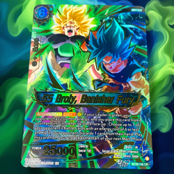 SS Broly Banisher Fury BT29-145 CR Concept Rare Fearsome Rivals Dragon Ball Card - Image 1