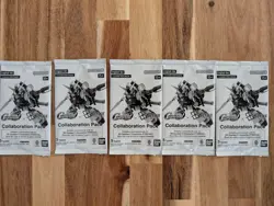 5x Gundam Card Game Collaboration Promo Pack SD G Generation Eternal English TCG - Image 1